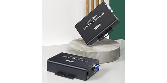 300米usb kvm延長器如何連接使用？