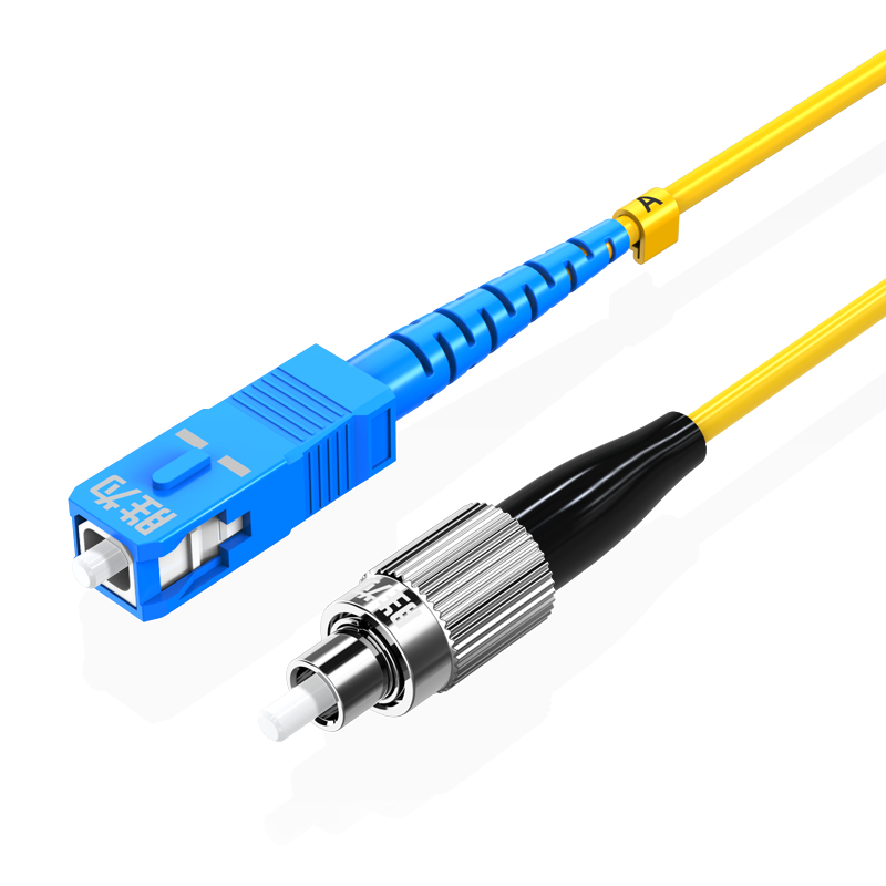 FSC-102 project telecom grade optical fiber jumper SC-FC single mode single core 3m 9/125 Low smoke zero halogen environmental protection cover