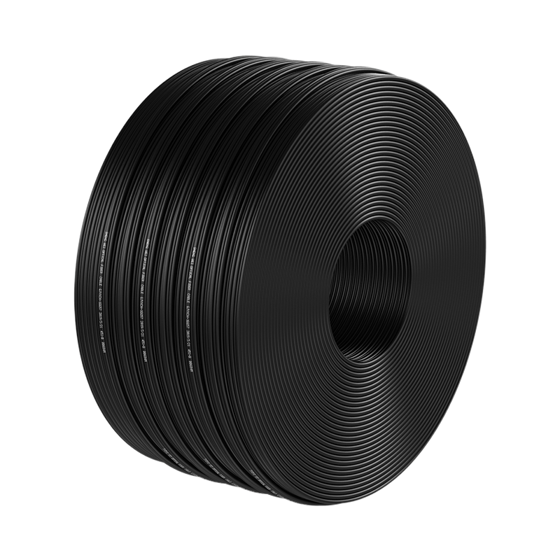 Bgjy1050 outdoor optical fiber cord cjyxfch-1xn butterfly cord optical cable outdoor self-supporting single mode 1 core 3 steel wire low smoke zero halogen 500m/shaft [black]